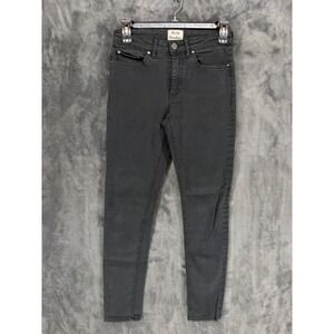 Acne Studios Skin 5 Black Skinny Jeans Womens 27 Stretch Denim Made in Albania